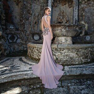 Tarik Ediz - Evening Gown 92607 Powder